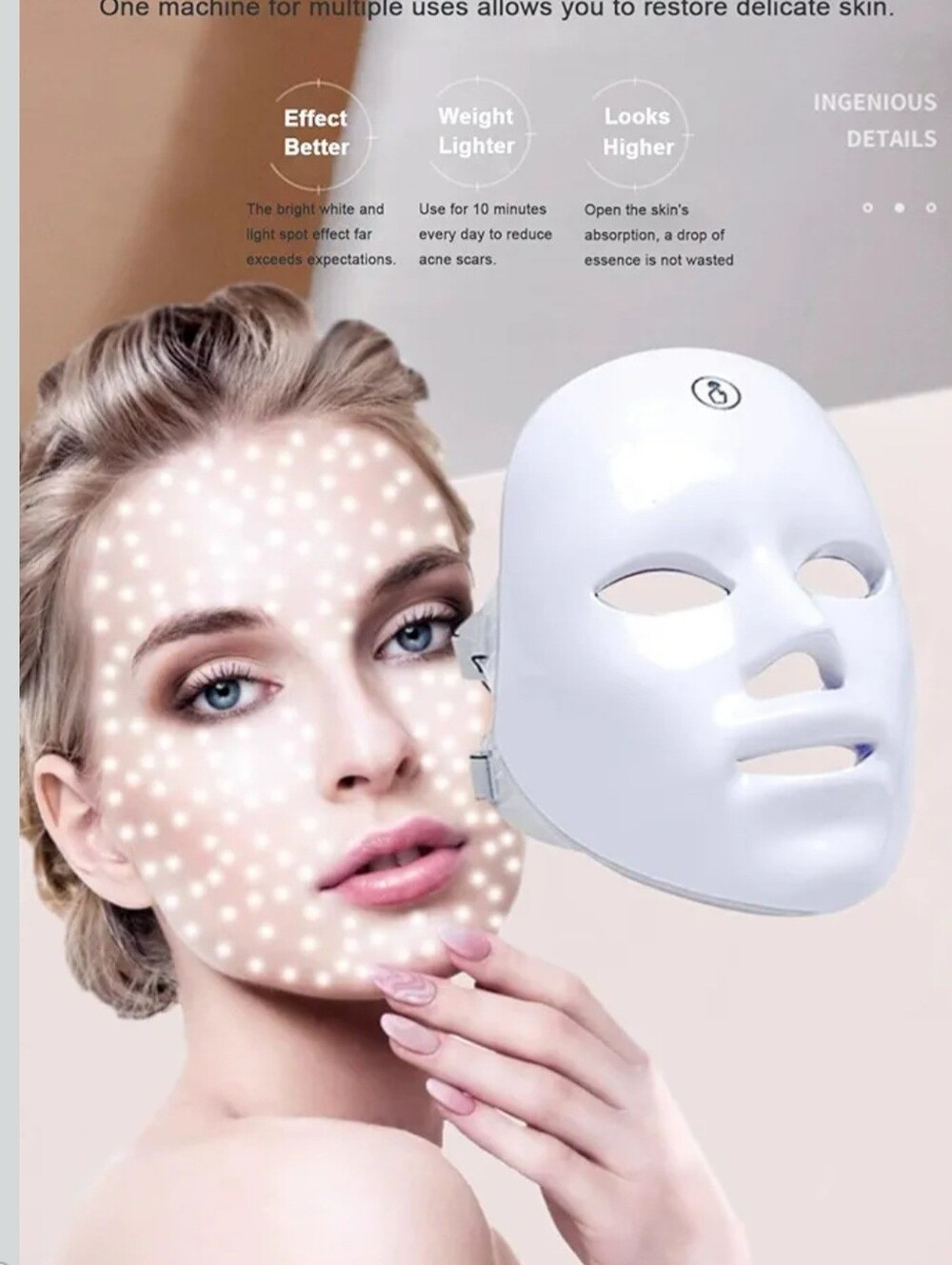 Beauty LED facial Light Mask